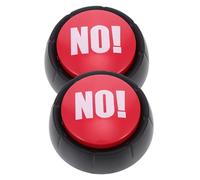 OFFSCH 2pcs Sound Button Yes No Game Buttons with Sound for Party Pranks and Stress Relief Novelty for Fun Interactive Play