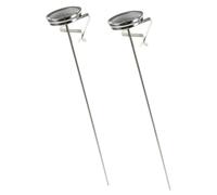 OFFSCH 2pcs Stainless Steel Deep Fryer Thermometers with Large Dial Oil and Meat Cooking Thermometers for Barbecue Oven and Air Fryer Use Accurate Temperature Measurement for Turkey Beef