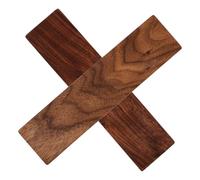 OFFSCH 2Pcs Thick Walnut Wood Blocks Unfinished Whittling Blocks for DIY Carving Sculpting Craft Projects Suitable for Beginners and Professionals