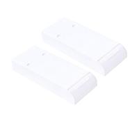 OFFSCH 2Pcs Under Table Drawer Storage Box Adhesive Pen Holder Abs Organizer for Office School Kitchen Bedroom Compartments Pencil Case