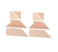 OFFSCH 2pcs Wooden T-shape Jigsaw Puzzle Educational for Cognitive Development Logic Thinking Math Learning Interactive Fine Motor Skill Building Game