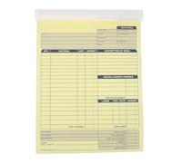 OFFSCH 2pcs Work Order Forms: Work Invoice Forms Pad Small Business Receipt Book - Order Record Book for Financial Records Expense Management