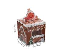 OFFSCH 3 Sets Christmas Money Pull Box for Cash Easy Assemble Surprise Prop with Pull-out Card Holder Classic Holiday Design for All Ages Xmas Party Celebrations
