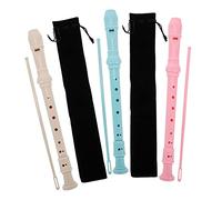 OFFSCH 3 Sets Introduction to Recorder for Beginners Professional Clarinet Wind Instrument Beginner Practice Clarinet for Boy Girl Instrument for Boys and Girls Music for and Scenario
