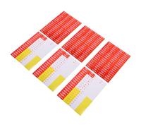 OFFSCH 3 Sets Red Electrical Circuit Breaker Labels Stickers for Fuse Box Panel Directory Load Center Number Catalog Stickers for Residential and Commercial Electrical Panels