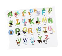 OFFSCH 3 Sheets Cartoon Animal Clothes Patches DIY Heat Transfer Stickers for Clothing Colorful Letters Applique for Fashionable Decoration for Wardrobe