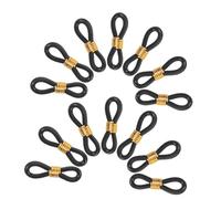 OFFSCH 300pcs Black Chicken Splay Leg Bands with Rubber and Metal Reusable Hobble Brace for Chicks Quails Ducks Leg Support for Newborn Poultry and Bird Foot Correction