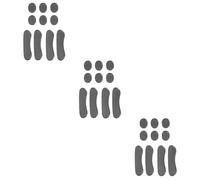 OFFSCH 30pcs Drum Dampeners Mute Pads for Drum Silencing Black Felt Pads for Accessories for Practice and Performance