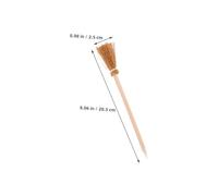 OFFSCH 30pcs Halloween Witch Broomstick Wood Pencils Novelty Pens Smooth Writing for Party Favors School Office Creative Wizard Wand Design for Halloween Celebration