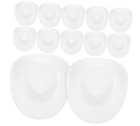 OFFSCH 30Pcs Mini Cowboy Hats Decorative Tiny Hats for Dolls Lightweight Craft for DIY Projects and Doll Dressing Up