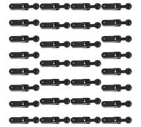 OFFSCH 30pcs Plastic Mic Boom Arm Ball Joint with 17.4mm Spherical Head for Flexible Angle Adjustment, Sturdy Microphone Boom Replacement Accessory, for Desktop Microphone Setups