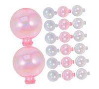 OFFSCH 30pcs Rainbow Transparent Cake Balls Lightweight Cake Toppers for Wedding Birthday Party Decorations Replaceable Cupcake Picks for DIY Baking and Elegant Decor