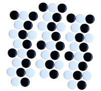 OFFSCH 360pcs Small Go Game Pieces Double Convex Smooth Surface Home Use Go Chess Accessories for Traditional Chinese Board Games