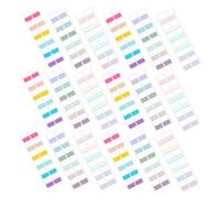 OFFSCH 360pcs Sticky Page Flags with Writable Transparent Tabs for Books Documents Notebooks Binders Strong Adhesive Index Labels for Office Organization and Note Taking