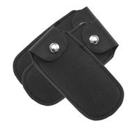 OFFSCH 3pcs 10-hole Fake Leather Harmonica Cases Set, Protective Storage Pouch for Blues Harp Accessories, Scratch-resistant Harmonica Bag Suitable for Travel and Adult Musicians