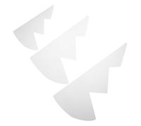 OFFSCH 3pcs Acrylic Christmas Tree Sewing Templates for DIY Holiday Tree Quilting Patchwork Stencils Set with Small Medium Large for Festive Handmade Fabric Decorations