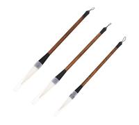 OFFSCH 3pcs Chinese Calligraphy Brush Traditional Writing Brushes for Sumi Drawing Watercolor Painting Wolf Hair Ink Pens for Beginners and Artists