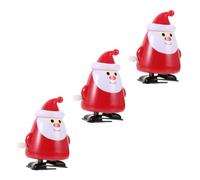 OFFSCH 3pcs Christmas Winding Clockwork Santa Clockwork Interesting Clockwork Toys Wind up Toys Christmas Elk Decorations Santa Wind-up Toys Cartoon Clockwork Xmas Wind up Plastic