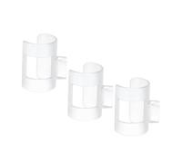 OFFSCH 3pcs Clip-on Pvc Wind Director for Bamboo Flutes Beginner Essential Flute Blowing Nozzle Set Accessory for Traditional Wind Instruments