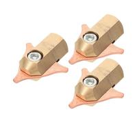 OFFSCH 3pcs Copper Triangle Chuck for Car Body Repair Spot Welder Electrode Chuck Accessory for Auto Dent Removal and Sheet Metal Restoration Tools