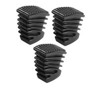 OFFSCH 3PCS Drum Stand Rubber Feet Sturdy Floor Protectors for Drum Rack Increase Friction Suitable for Single Braced Cymbal Stand Percussion Parts Black