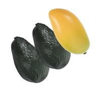 OFFSCH 3pcs Educational Fruit Percussion Shaker for Boys and Girls Avocado Models Develops Hearing Rhythm Skills Musical Instruments for Early Learning and Play