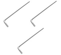 OFFSCH 3pcs Electric Guitar Tremolo Bar Metal Whammy Bar Thread Tremolo Arm Replacement Chrome