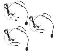 OFFSCH 3pcs Flexible Headset Microphone for Teachers Speakers for Presentations and Microphone Accessories Use