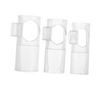 OFFSCH 3pcs Flute Mouthpiece Replacement Aid Transparent Flute Accessories for Beginners Enhanced Sound Control and Pitch Accuracy for Tuned Bamboo