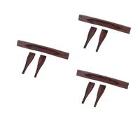 OFFSCH 3pcs Go105 Guitar Bridge for Bass Archtop Tone Wood Easy Adjustment