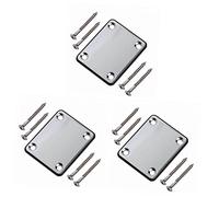 OFFSCH 3pcs Guitar Neck Plate Screws Replacement for Electric Guitar Plate Easy Mounting