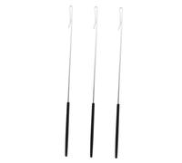 OFFSCH 3pcs Hand Puppet Control Rods Stainless Steel Arm Handles Ergonomic Grip for Puppetry Adults Educational Interactive Storytelling Accessories