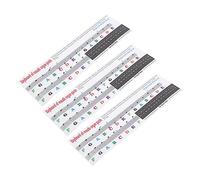 OFFSCH 3pcs Harmonica Scale Sticker Melodica Beginning Learning Decal for Musical Toys Boys and Girls