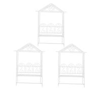 OFFSCH 3pcs Miniature Iron Arch Door for Dollhouse Wedding Scenes Romantic Couple Decoration for Fairy Garden Micro Landscape Ornament DIY Crafting Accessory for Parties and Holidays