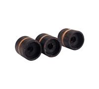 OFFSCH 3pcs Rosewood Control Amplifier Knobs Set for Electric Guitar Bass Effect Pedal, 30mm Redwood round Rotary Knobs Compatible with Guitar Pedal and Adjustments