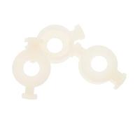 OFFSCH 3pcs Small Piston Spring Bracket Plastic Plates for Trumpet Valves Spring Repair Parts for Cornet Supporting Use