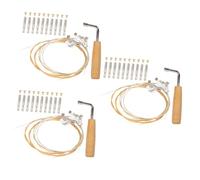 OFFSCH 3sets Lyre Harp Pegs Strings Professional Music Wire Strings Full Lyre Tuning Wrench Replacement Accessory for Classical Players