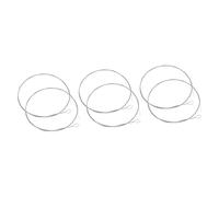 OFFSCH 3sets Music Steel Wire Dulcimer String Silver String for Dulcimer Replacement 2pcs*3