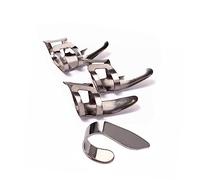 OFFSCH 4-piece Stainless Steel Thumb and Finger Picks Set for Guitar Playing Silver Includes 1 Thumb Pick and 3 for Guitar Banjo and Harp