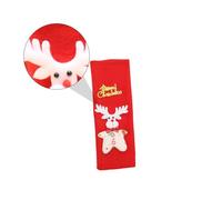 OFFSCH 4 Pieces Christmas Wine Bottle Sleeve Set with Red Wine Bottle Covers Featuring Snowman Reindeer Bear and Elder Designs for Holiday Party