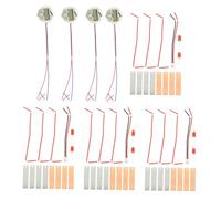 OFFSCH 4 Sets DIY Fruit Battery Science Kit with LED Light and Diode for Educational Stem Electricity Circuit Experiment Kit for School Projects and Physics Teaching