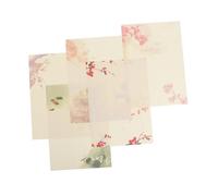 OFFSCH 40pcs Floral Vintage Writing Paper Retro Style Letter Stationery for Crafting and Correspondence Elegant Patterned Note Paper for Love Letters and Special Occasions