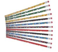 OFFSCH 48pcs Football Themed Hb Sports Writing Pencils with Erasers Smooth Erasable Sports Pencils for Drawing Note Taking School and Office Use Lightweight Design for Art