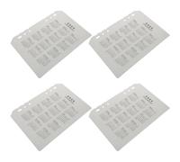 OFFSCH 4pcs A5 Calendar Binder Dividers 2025 Planner Inserts with Frosted Pp Material Portable Notebook Accessories Detachable Loose Leaf Separator for Office and School Use