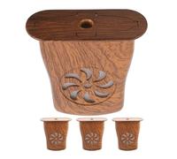 OFFSCH 4pcs Acoustic Guitar Soundhole Humidifier with Sponge, Non-drip Folk Guitar Humidifier Pack, Essential Musical Instrument Accessory for Crack Prevention and Humidity Control