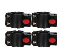 OFFSCH 4pcs Bicycle Lock Mounting Rack for Commuting and Outdoor Adventures ABS Material Cable Lock Rack with Anti-Theft Support Fits Seat Tube to 3.6cm