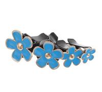 OFFSCH 4pcs Blue Daisy Car Diffuser Clips Floral Air Vent Scent Clips Vehicle Air Freshener Accessories Car Vent for Aromatherapy and Interior Decoration