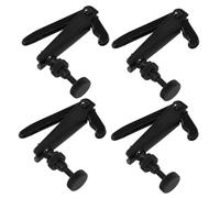 OFFSCH 4pcs Brass Violin Fine Tuners String Adjusters Screw Design for Violin Beginners and Enthusiasts Practical Musical Instrument Accessories