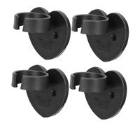 OFFSCH 4pcs Cardioid Mic Clip Holders for Microphone Accessories Portable Lightweight Abs Clip Mounts Adhesive Back
