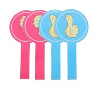 OFFSCH 4pcs Classroom Voting Paddle 15x30cm Foam Board Thumbs up Thumbs down Portable Handheld Voting Board Teacher Judging Supply for School Events